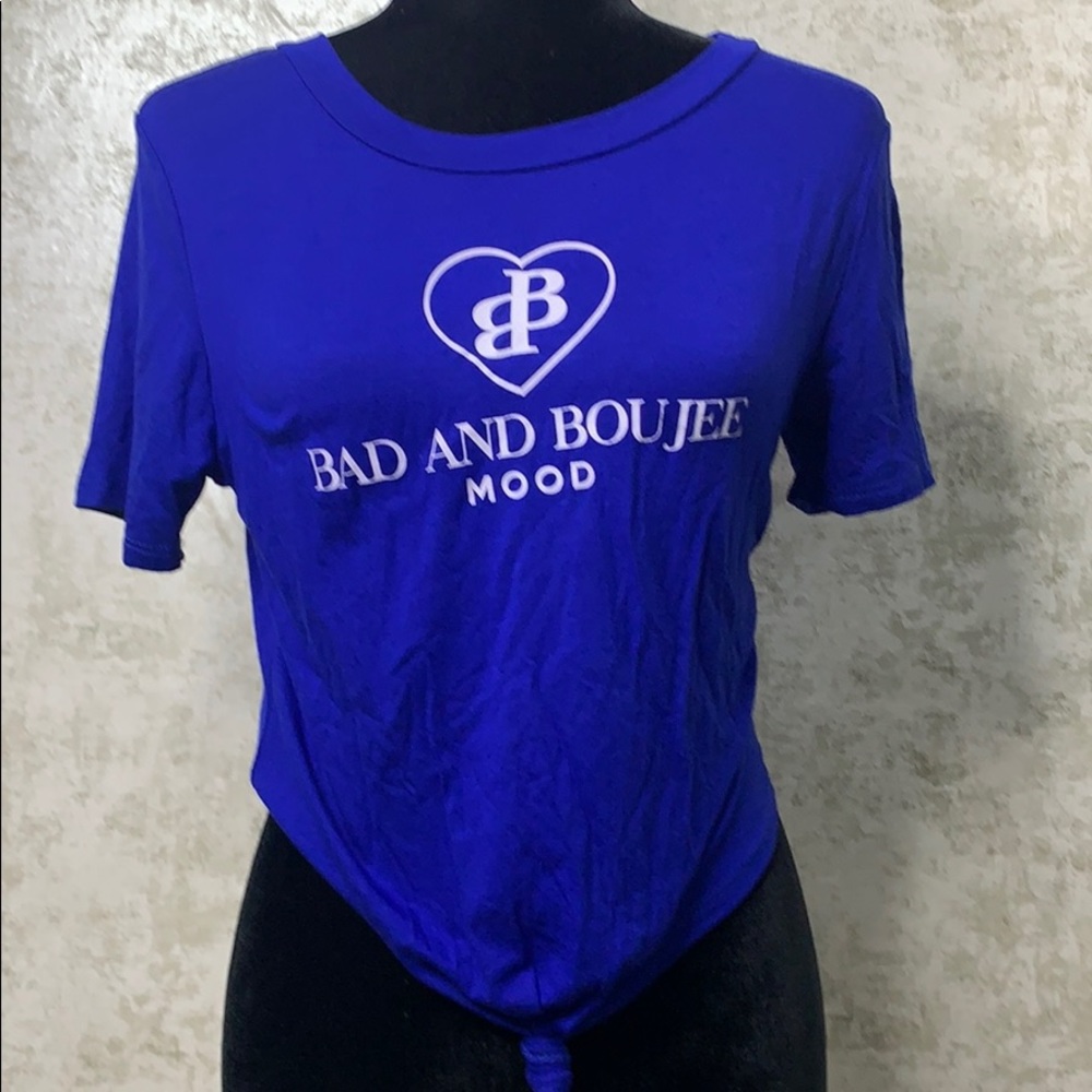 Bad &Boujee mood crop top